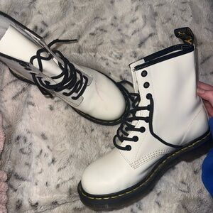 SOLD White Dr Martens